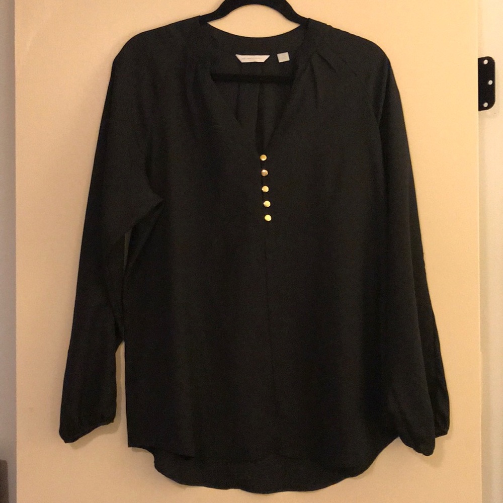 Black Silk Blouse